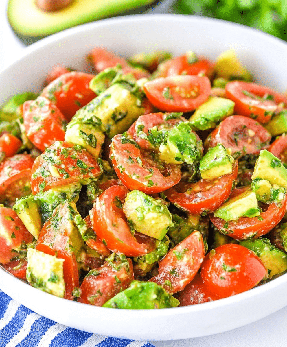 Avocado Tomato Salad – Easy Summer Salad Recipe - Step 1