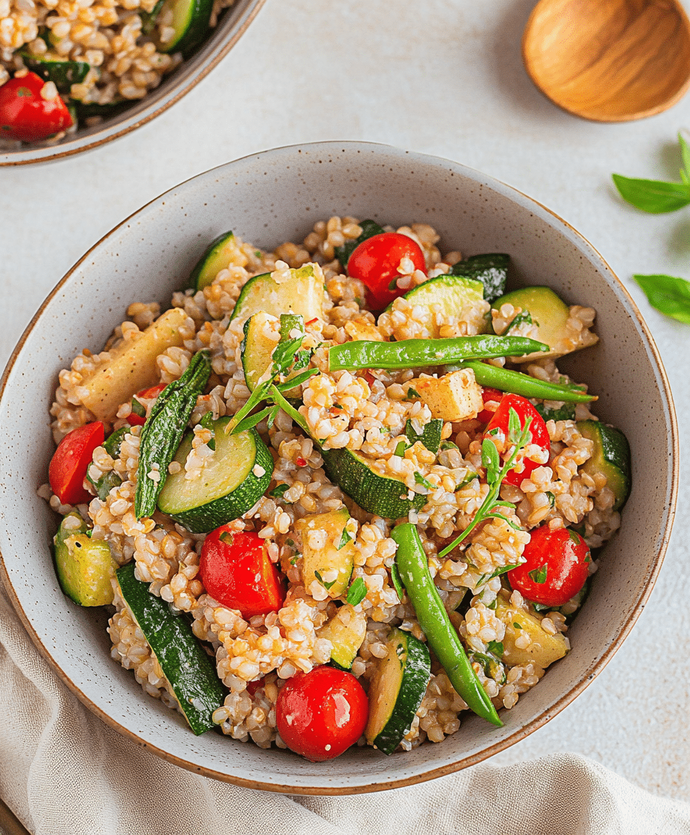 Summer Vegetable Barley Salad Recipe - Step 1